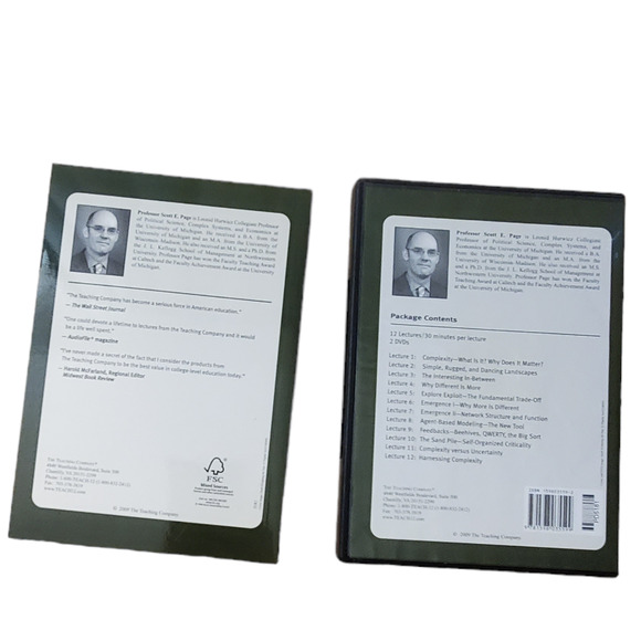 The Great Courses Understanding Complexity 2 DVD's & Course Guidebook - Picture 2 of 11